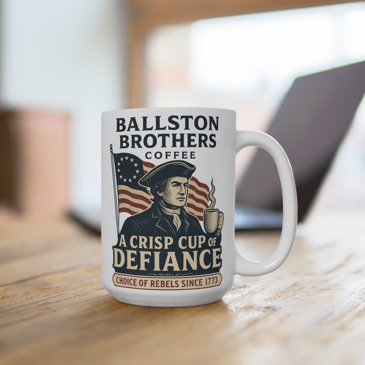 American Resilience 15oz Mug - Ballston Brothers Coffee Company