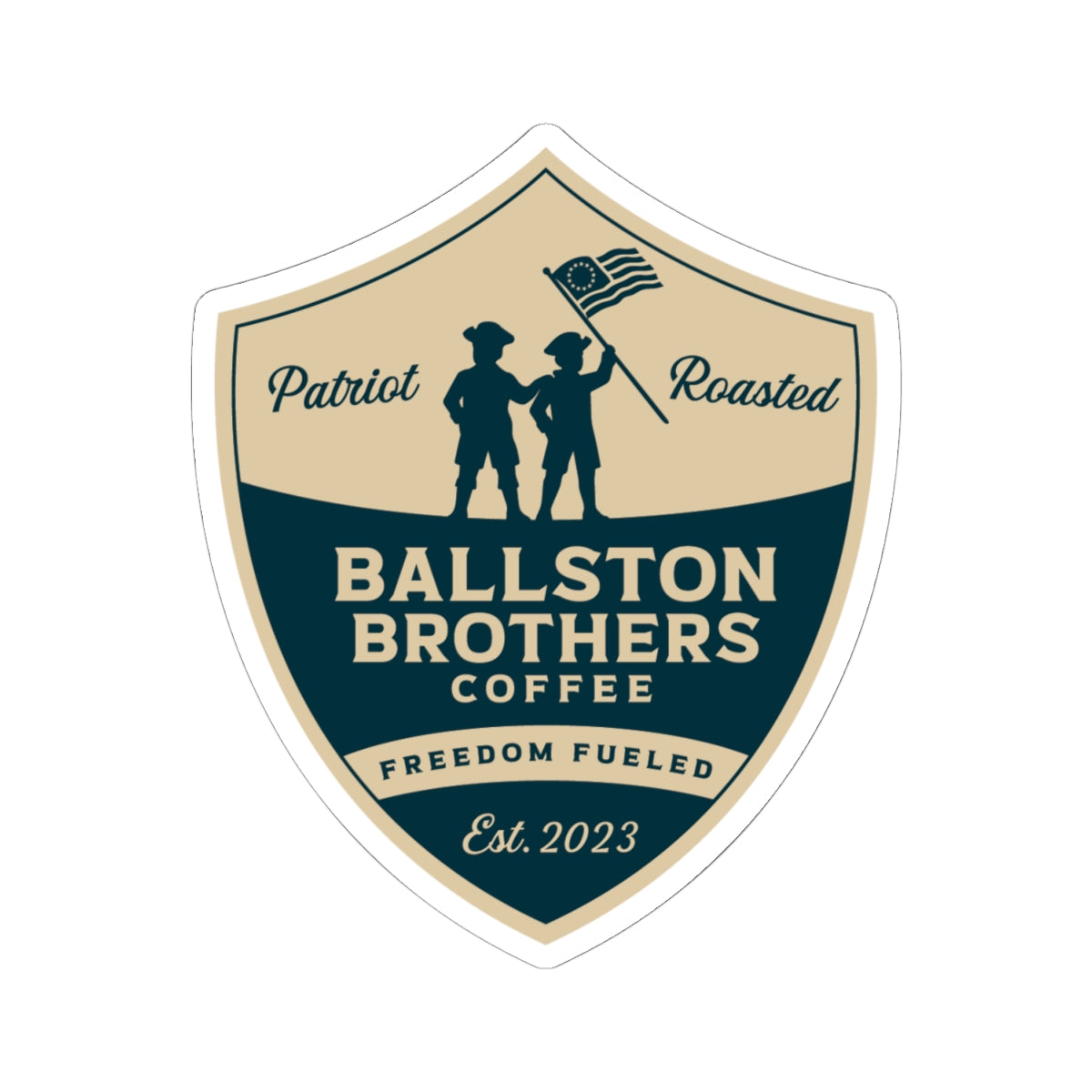Ballston Brothers Coffee Company Logo Sticker