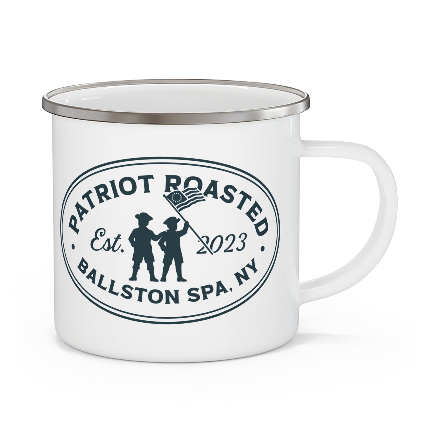 Ballston Brothers Coffee Company Enamel Camping Mug - Freedom Fueled