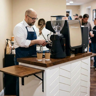 Ballston Brothers espresso bar at a corporate conference in Albany, NY