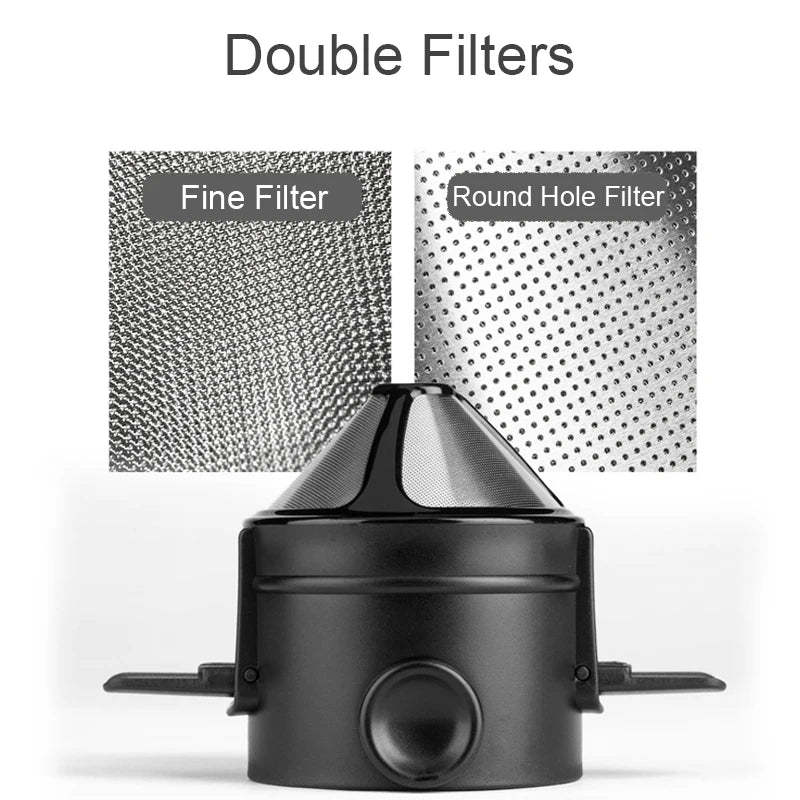 Foldable Stainless Steel Pour Over Coffee Dripper