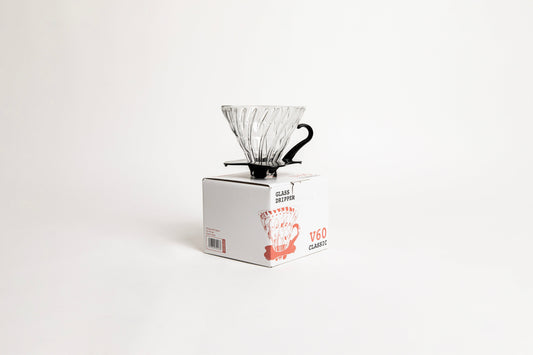 V60 Glass Coffee Dripper - Clover Base