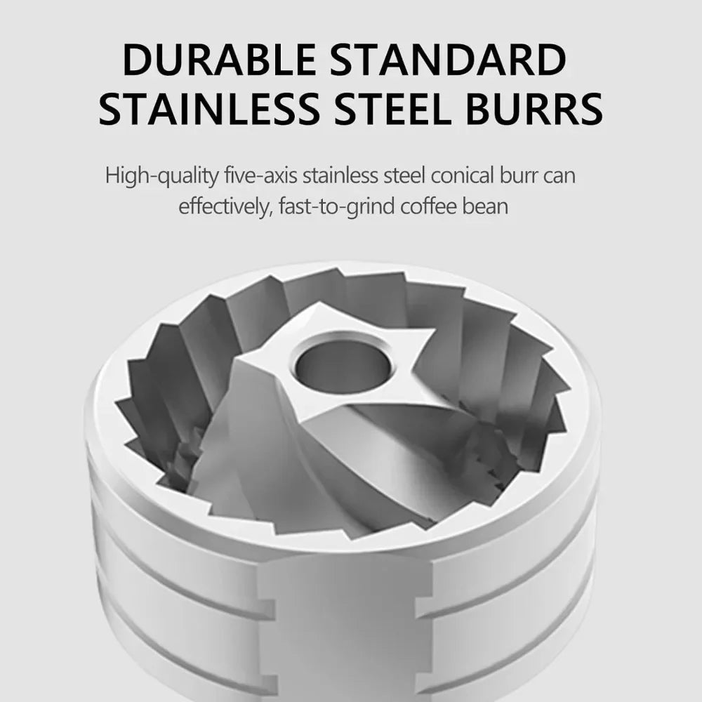 Manual Coffee Grinder with Stainless Steel Conical Burr