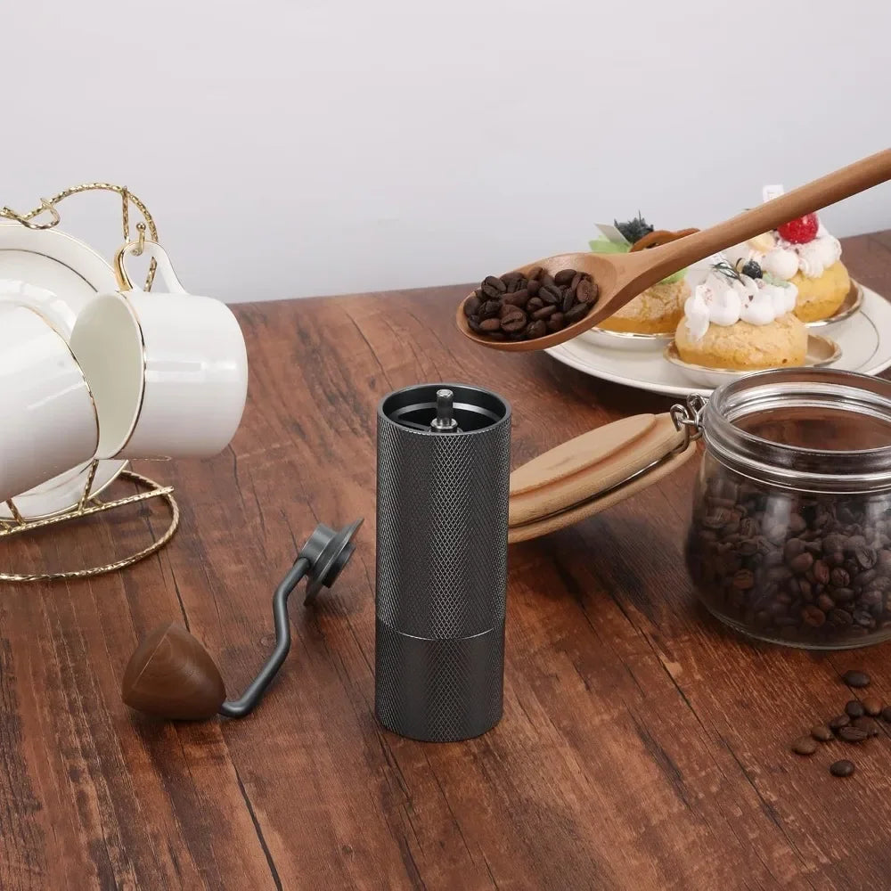 Manual Coffee Grinder with Stainless Steel Conical Burr