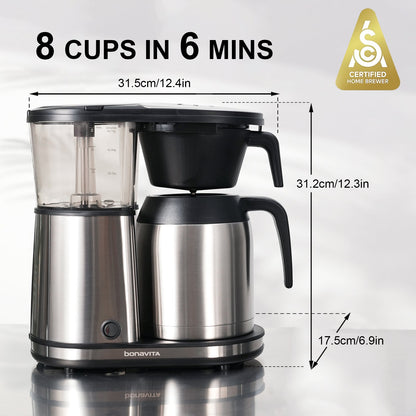 Bonavita Connoisseur 8-Cup Coffee Maker with Thermal Carafe