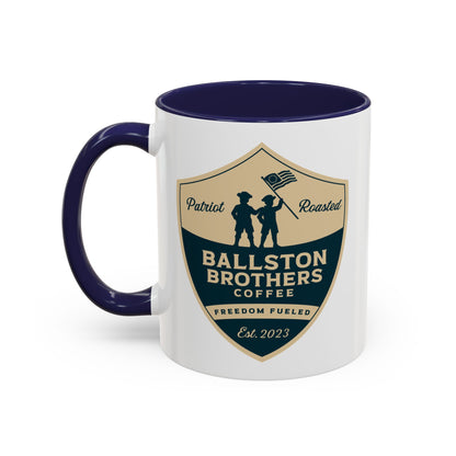 Ballston Brothers Coffee Company Mug - Perfect Gift for Coffee Lovers and Patriots alike.