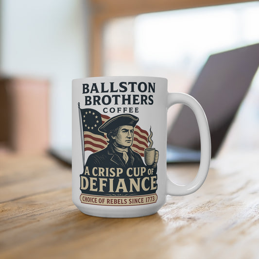 American Resilience 15oz Mug - Ballston Brothers Coffee Company