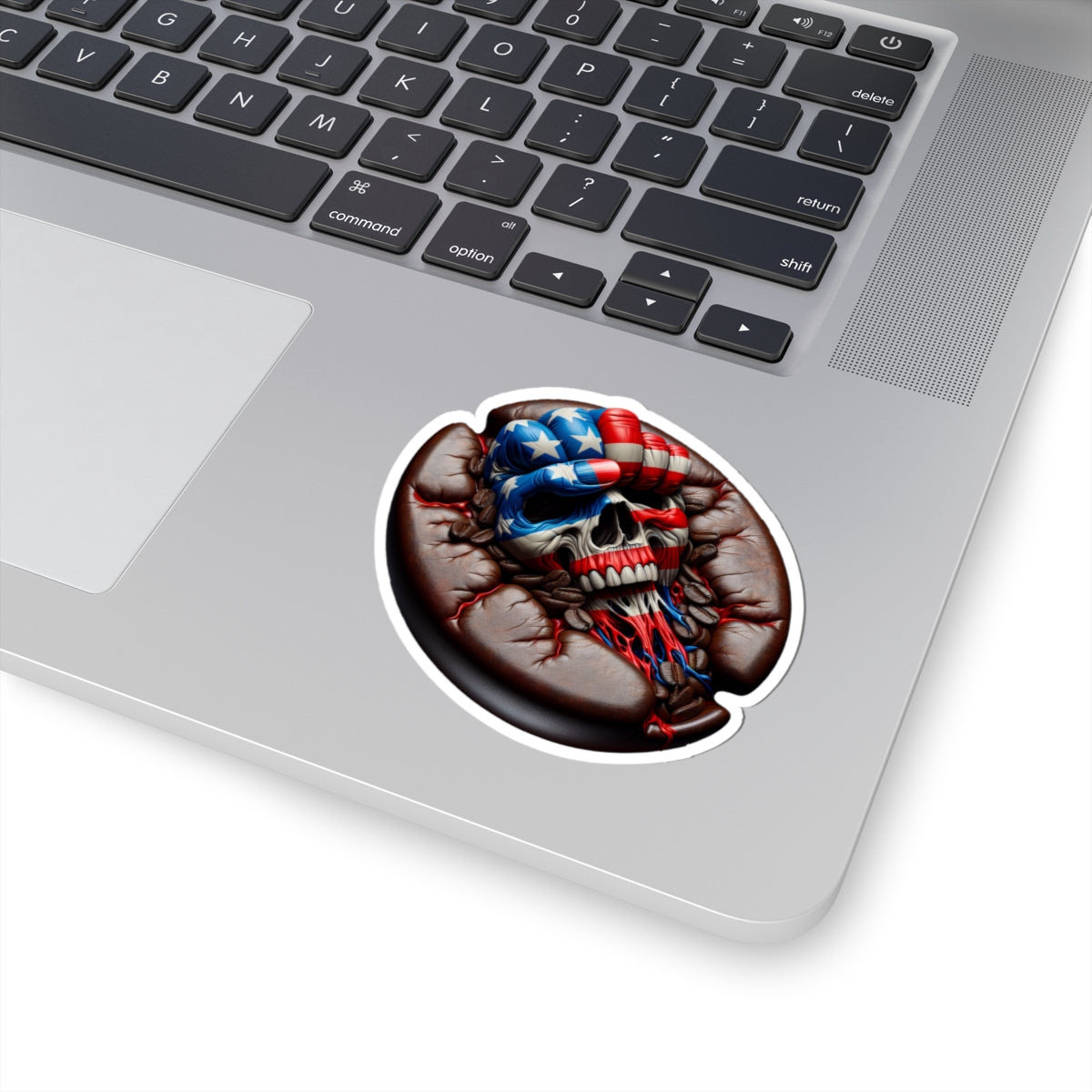 Sticker: Patriot Bean Coffee Lovers American Resilience Design