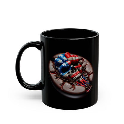 Coffee Mug - Patriot Bean Logo - Black