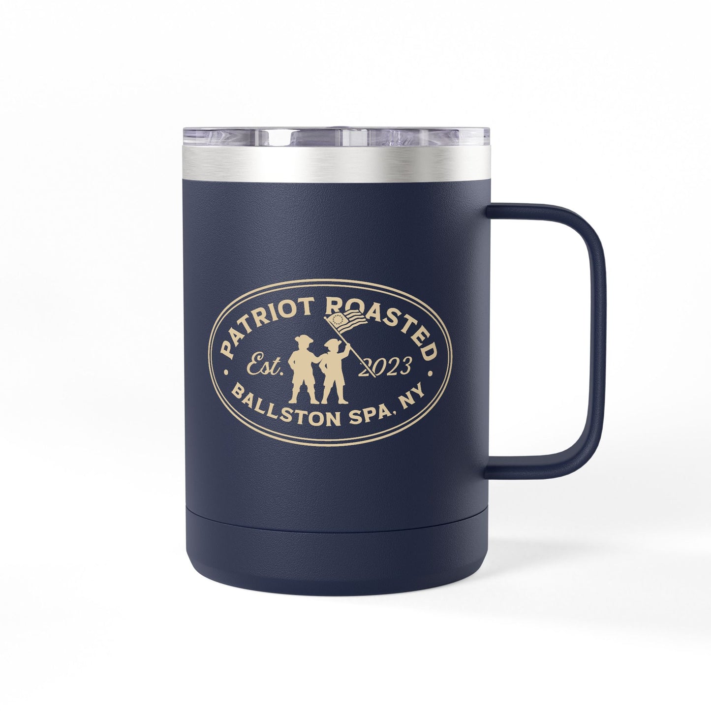 Ballston Brothers Patriot Roasted Coffee Mug Tumbler | 15oz Insulated