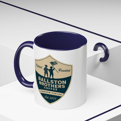 Ballston Brothers Coffee Company Mug - Perfect Gift for Coffee Lovers and Patriots alike.