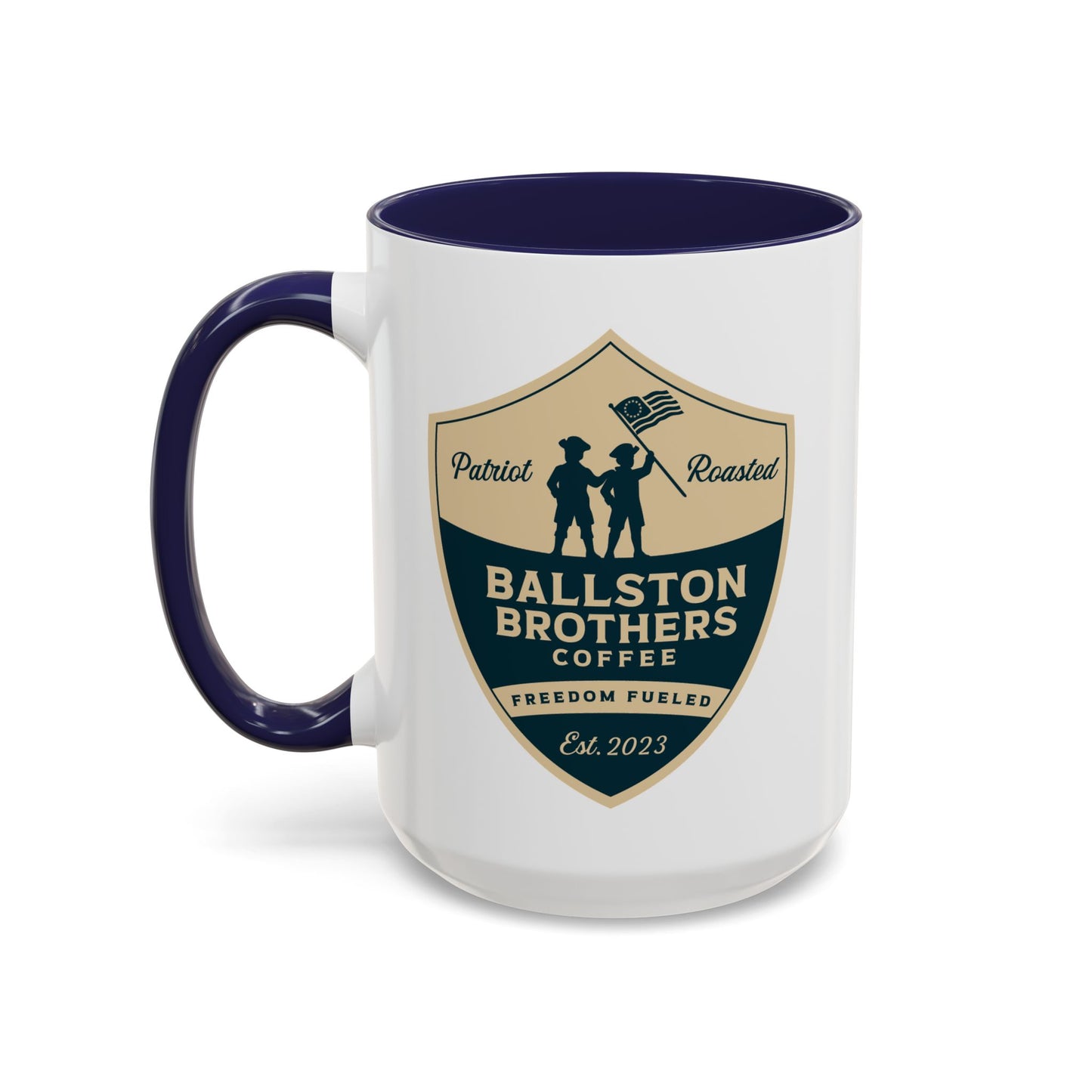 Ballston Brothers Coffee Company Mug - Perfect Gift for Coffee Lovers and Patriots alike.