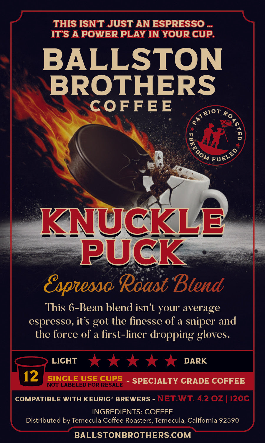 Knuckle Puck (Single Use Cups)