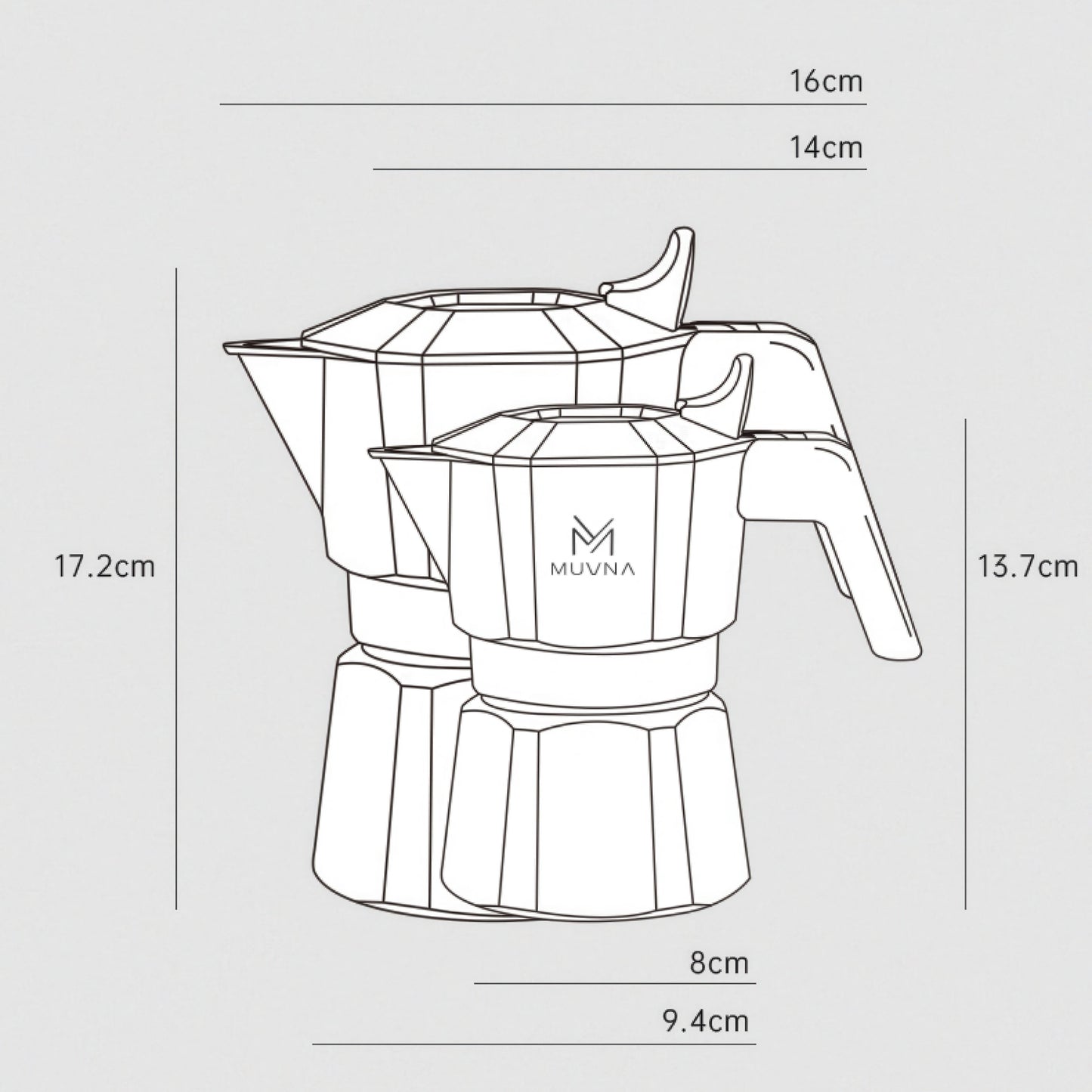 High Pressure Espresso Maker Moka Pot
