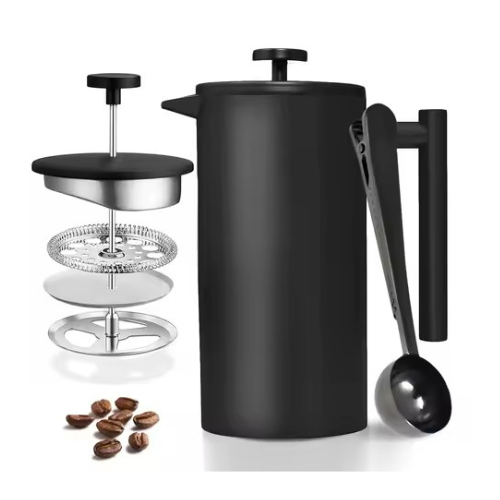 Liberty Press – Stainless Steel Double-Wall French Press Coffee Maker