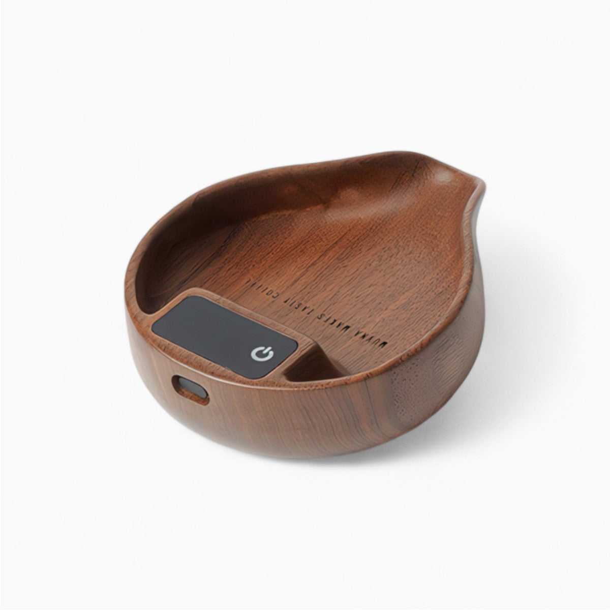 Electronic Walnut Coffee Scale With Leaf Shade