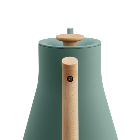 Fellow Stagg EKG Pro Electric Kettle - Smoke Green w/ Maple