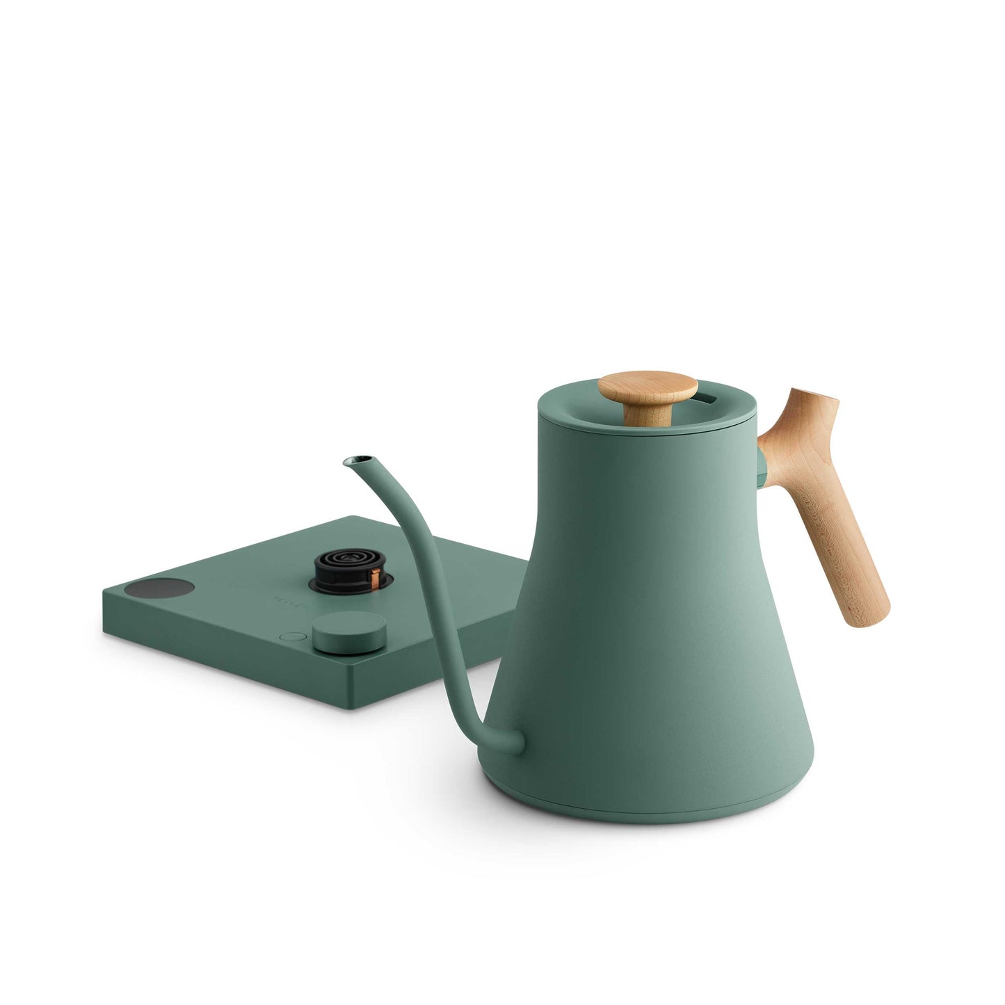 Fellow Stagg EKG Pro Electric Kettle - Smoke Green w/ Maple