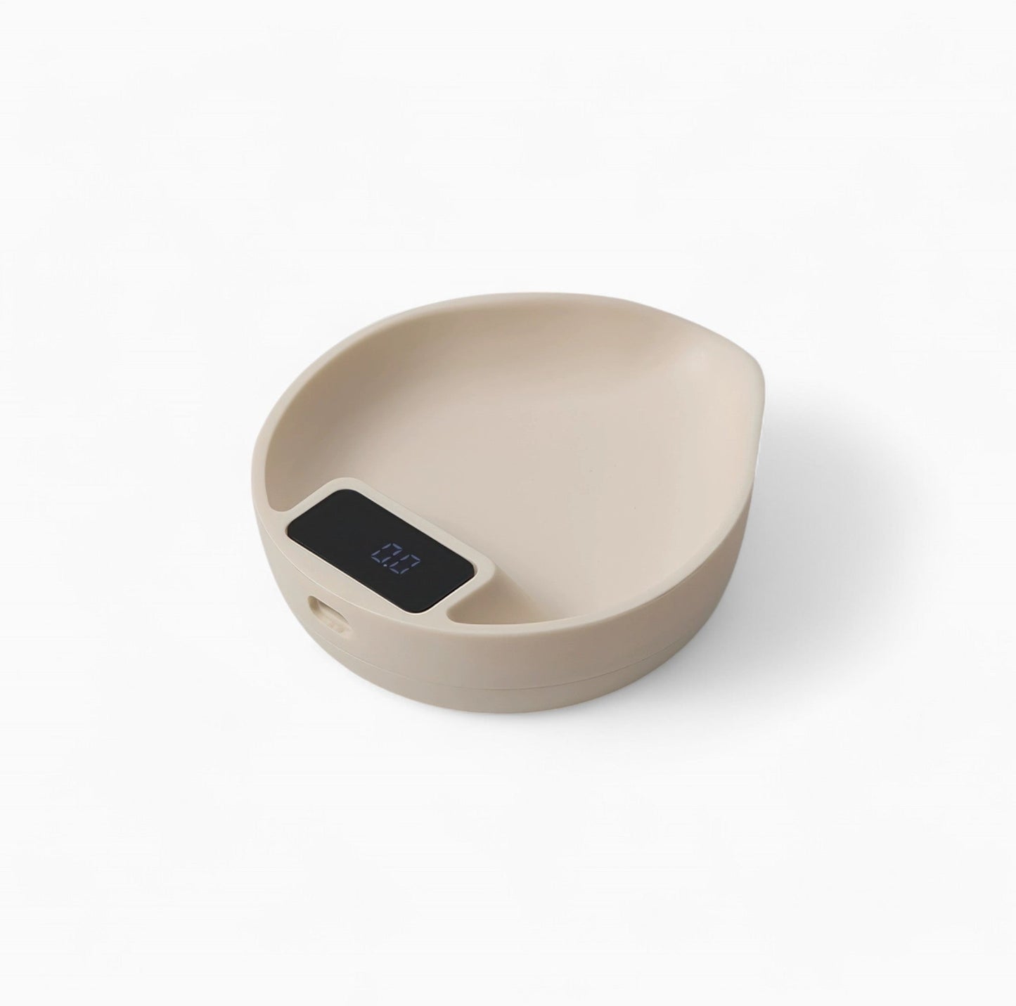 Electronic Walnut Coffee Scale With Leaf Shade